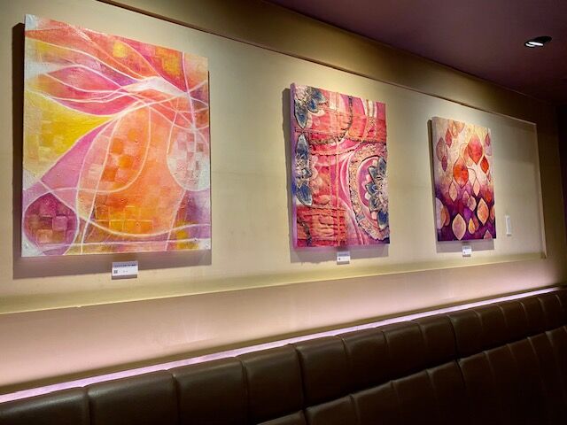 重なる音と伝説の糸 抽象画 | nuancebeans