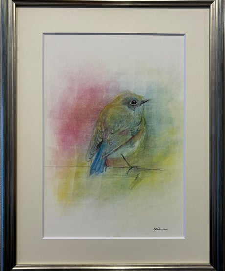 色鉛筆画　「いつのまにか」加藤あみな　A4