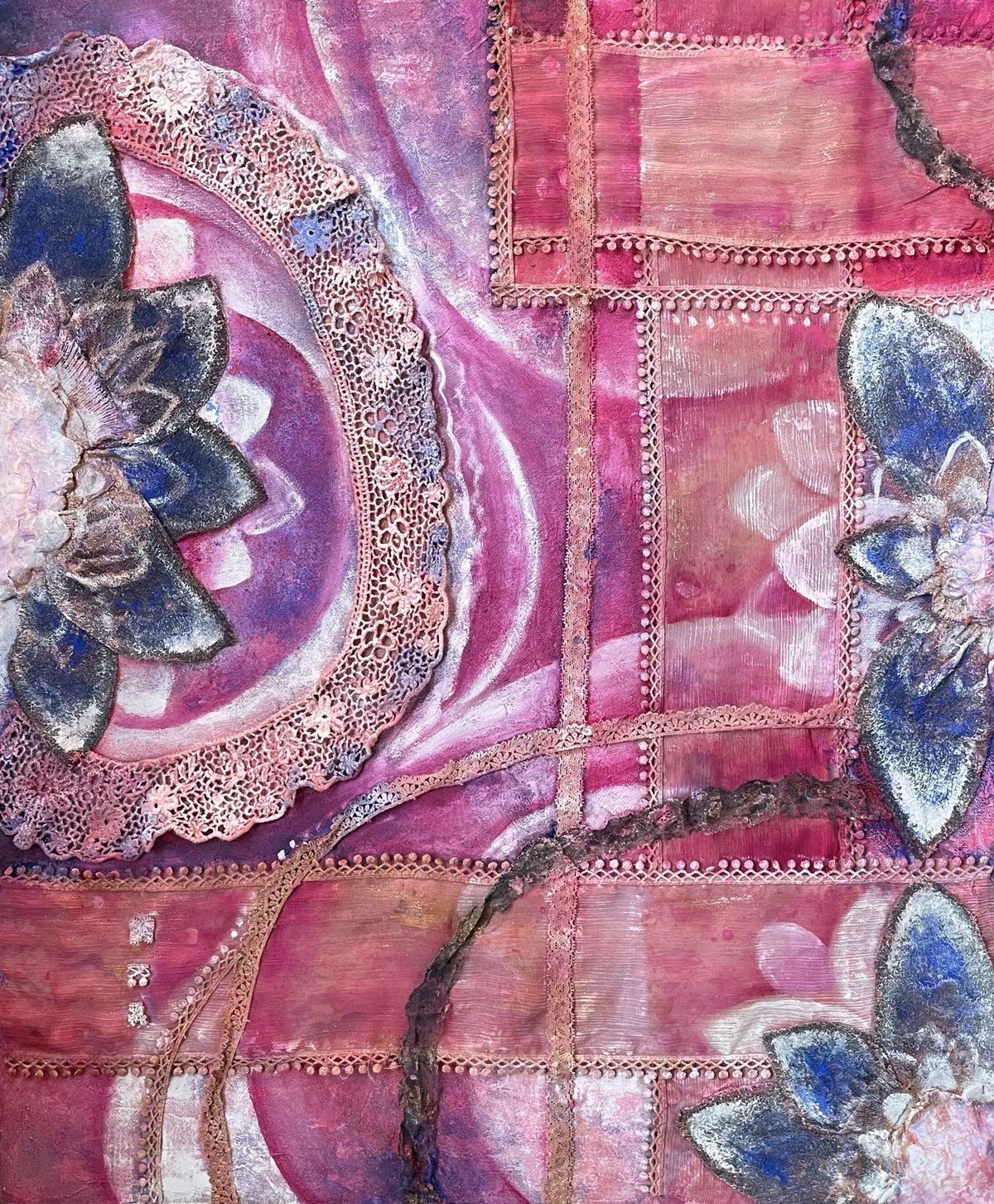 重なる音と伝説の糸 抽象画 | nuancebeans