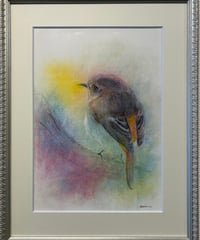 色鉛筆画　「憂い」加藤編みな A4