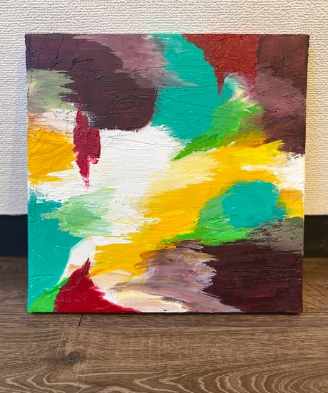 色遊び抽象画　square S4