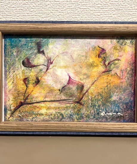 色鉛筆画　帰り道　加藤あみな