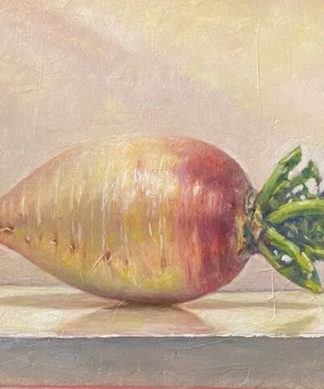 静物画　「大根」　森田和昌