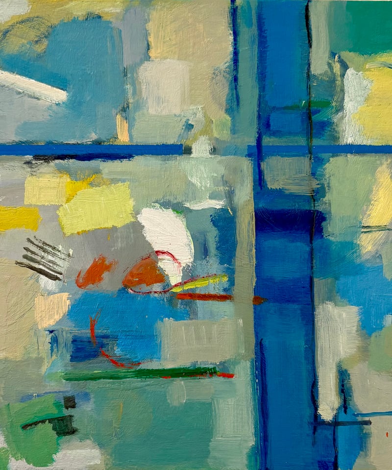 油絵抽象画 入江英三 | nuancebeans