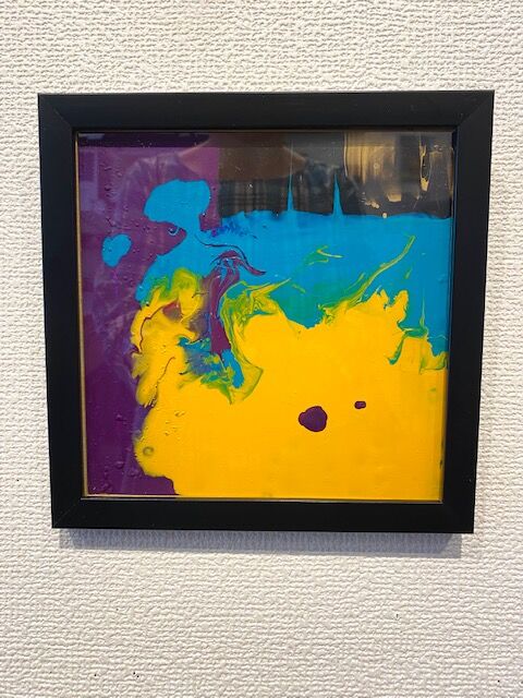 流し込み抽象アート4 森田和昌 | nuancebeans