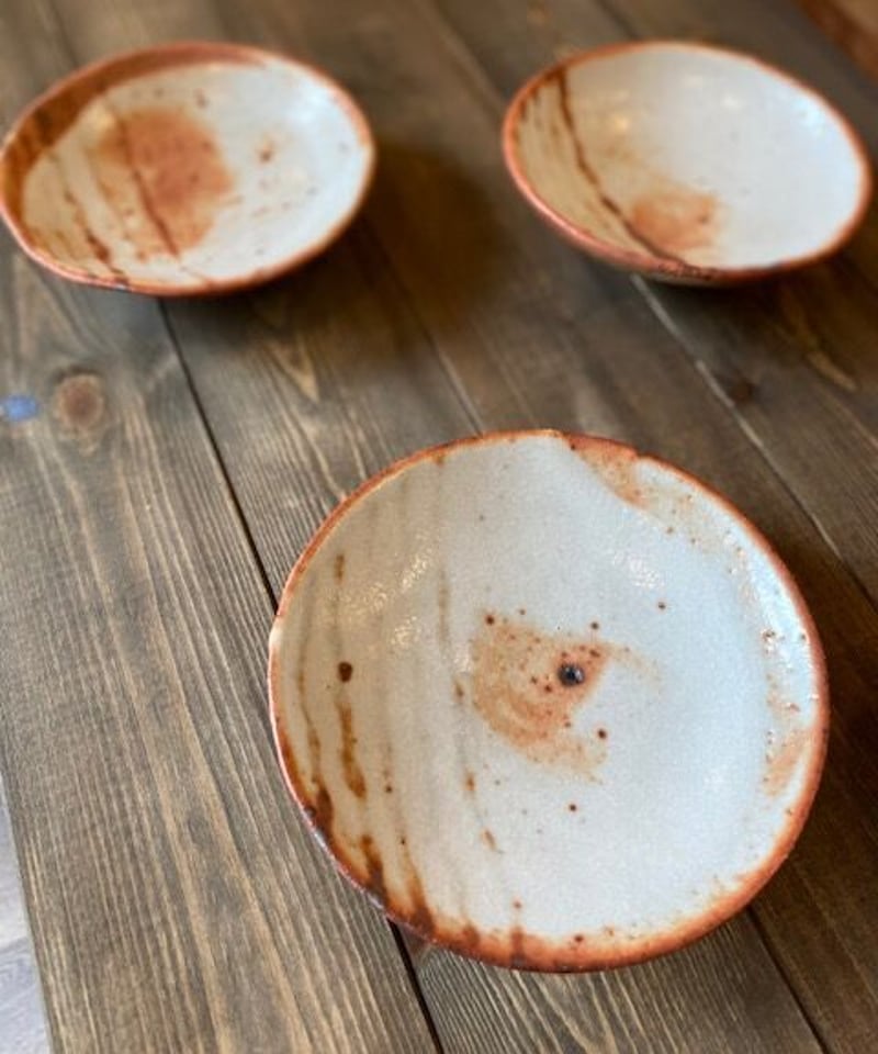 【レア商品！！】白志野 灰皿 志野焼 志野の皿 | nuancebeans