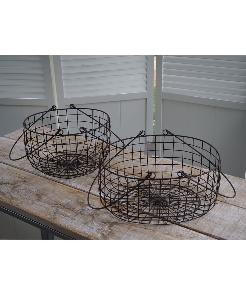 アイアンサークルバスケット ベビーティアーズバスケット（サークル） | gardenshop NONOHANA
