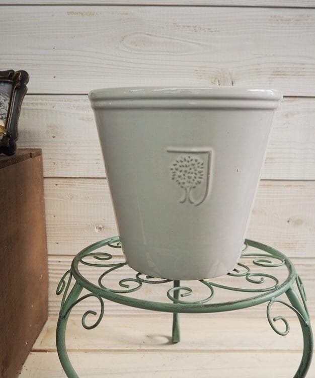 RHSマリナー ホワイトΦ21cm 英国王立園芸協会監修