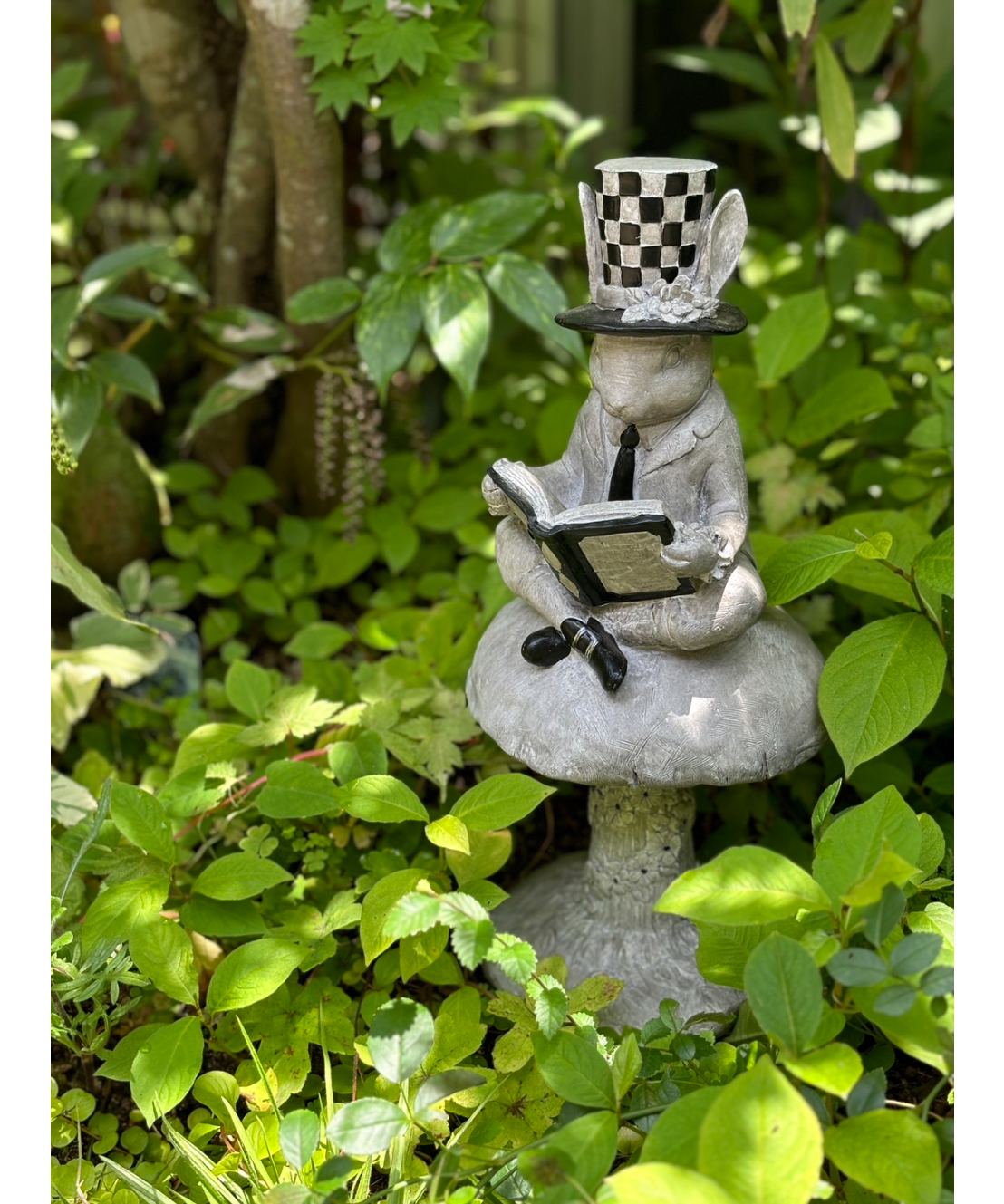 ガーデンオブジェ】”ラビット”（book) 置物 | gardenshop NONOHANA