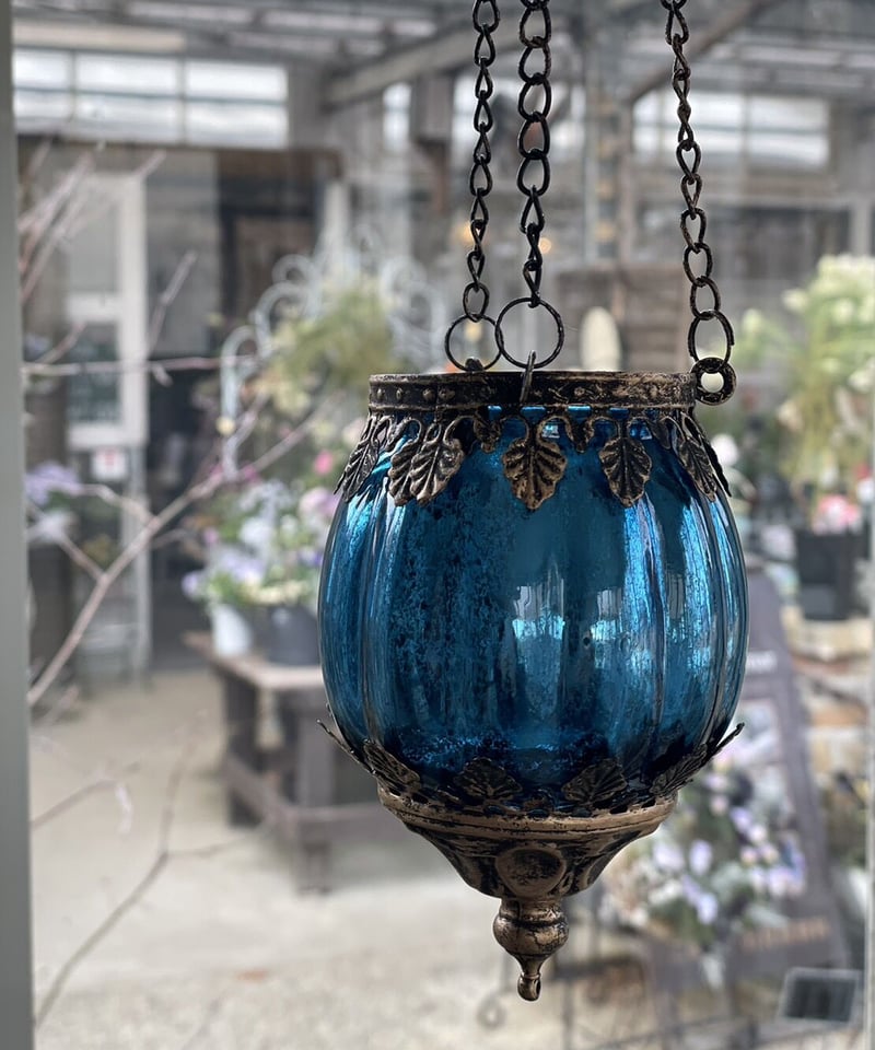 ポートメリオンジュピター　ブルー　ヴィンテージ　ポット　蓋なし　ピッチャー型花器 ジュピター・コクーンハングカップ | gardenshop NONOHANA