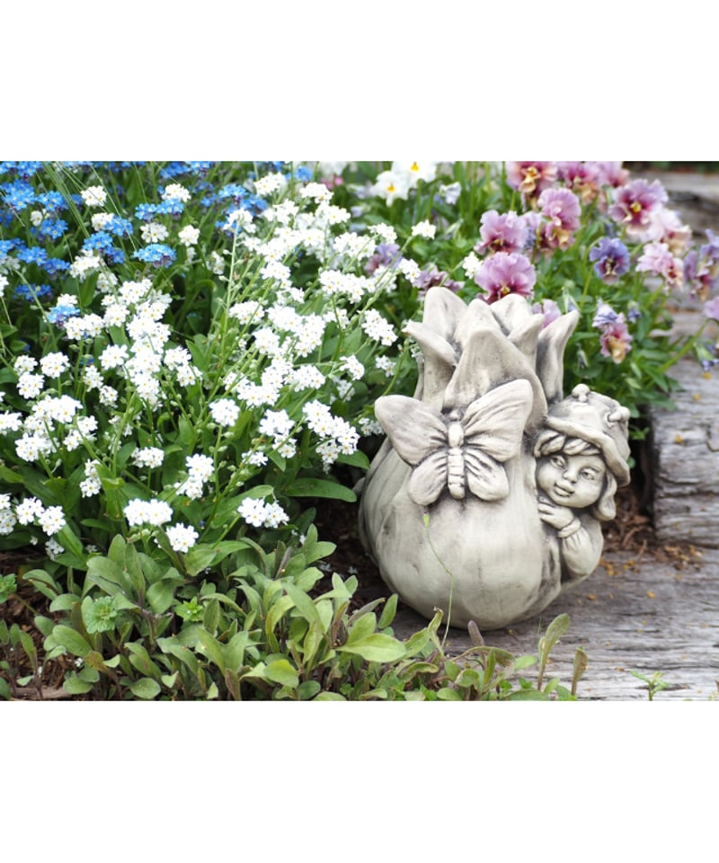 ドイツ製陶器のオーナメント ドイツ Vidroflorストーンオーナメント SmallFairies ❝TULPE