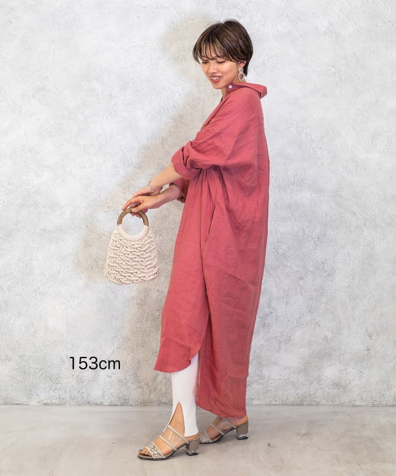 fog linen work フォグリネンワークロングワンピース fog linen work