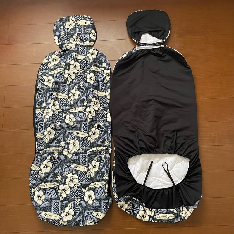 ハワイ ハワイアンキルト シートカバー 前席2脚セット USDM HDM ⑥ ハワイ ハワイアンキルト シートカバー 前席2脚セット USDM HDM 【公式