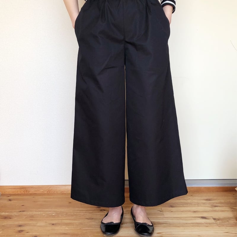TOKYO BASIC ワイドパンツ レディース 50代 秋冬 イージーパンツ