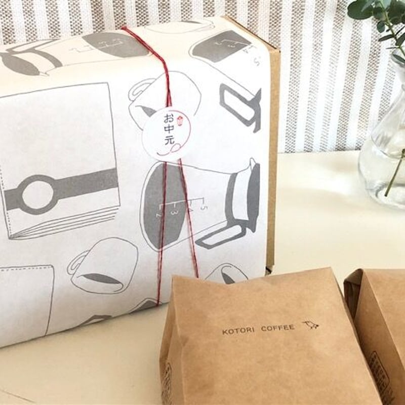 コーヒー豆200g×2袋ギフトセット(ギフトラッピング・送料込