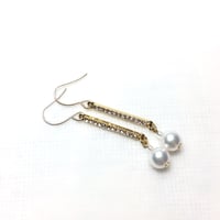 semikoboオリジナルピアス【06】〈パールドロップ〉