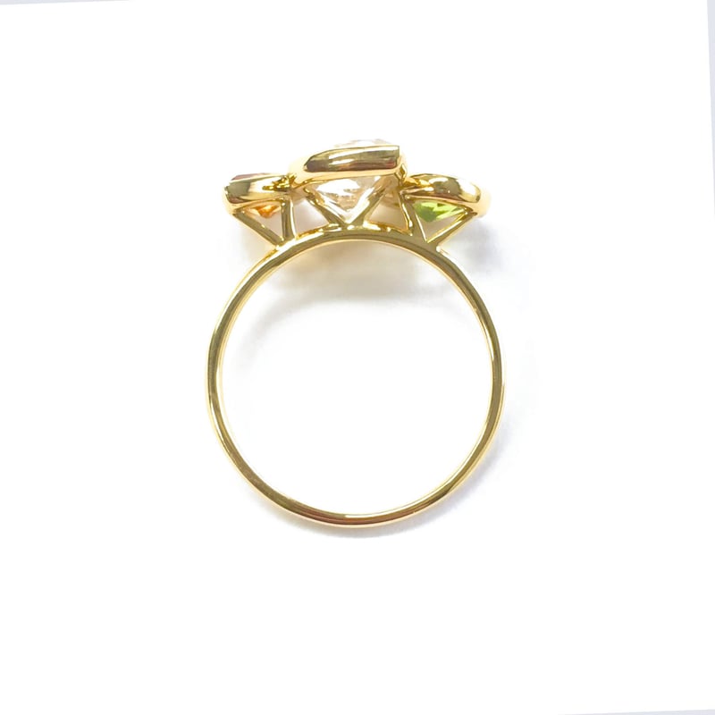 K18 マルチストーン カラー リング | ジュエリーマキ online store K18 マルチストーン カラー リング | ジュエリーマキ online store
