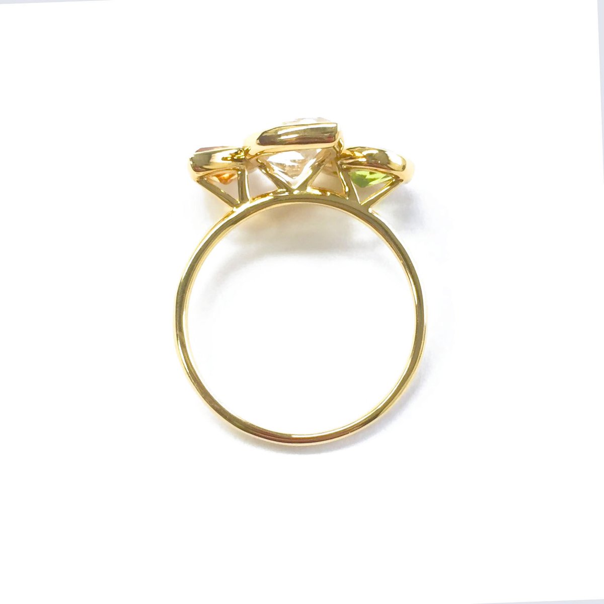 K18 マルチストーン カラー リング | ジュエリーマキ online store K18 マルチストーン カラー リング | ジュエリーマキ online store