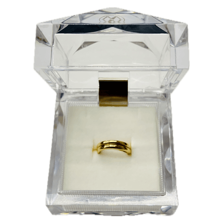 E470 ジュエリーマキ 指輪 K18 Pt850 ダイヤ 0.39ct