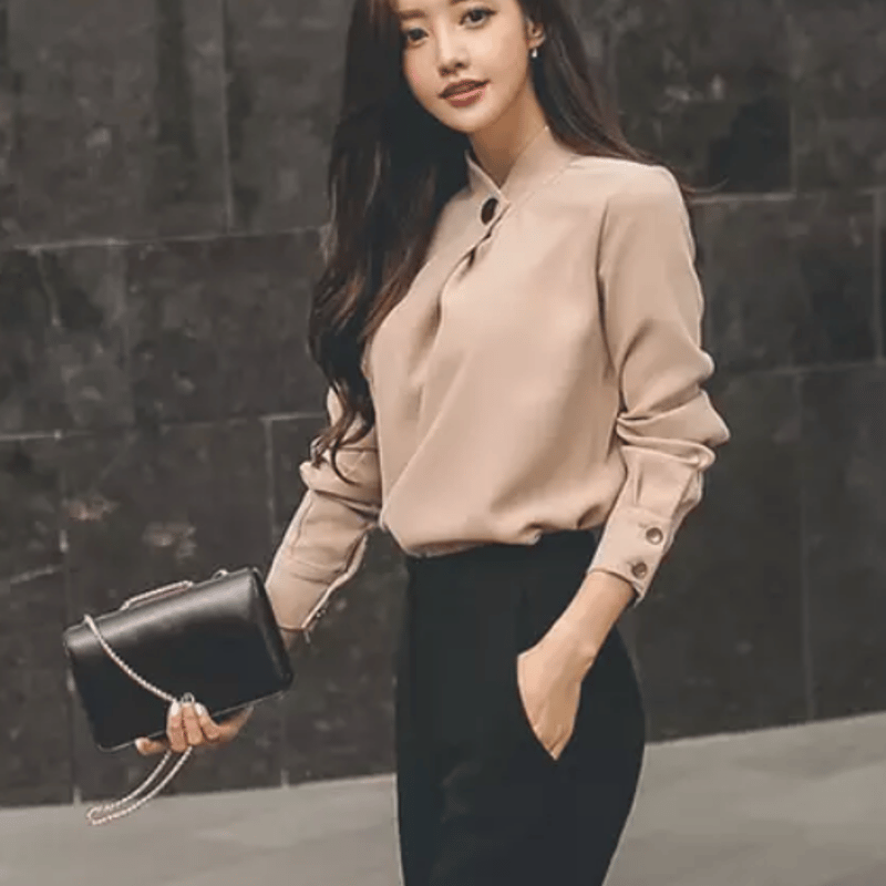 プラステ ベージュ セットアップ＋AVVブラウス ブラウス ベージュ