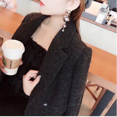 メタリックボールピアス ドロップピアス 結婚式 演奏会 大粒 大きい
