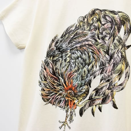 にわとりTシャツ／Ivory