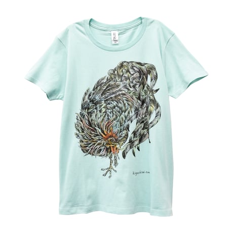 にわとりTシャツ／Light blue
