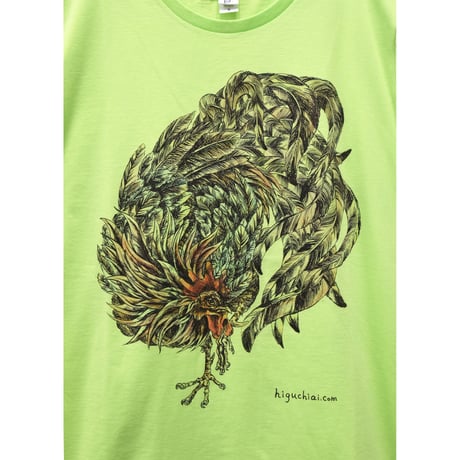 にわとりTシャツ／Lime green