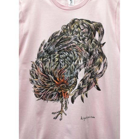 にわとりTシャツ／Pink