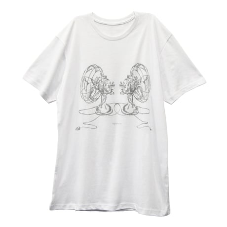 扇風機Tシャツ／White