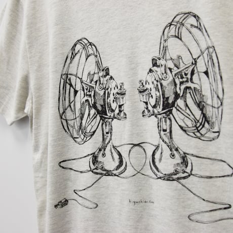 扇風機Tシャツ／Oatmeal