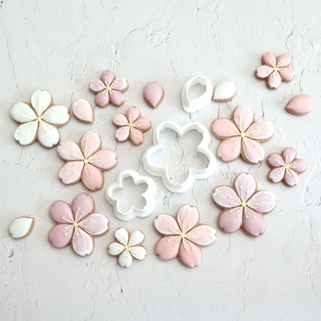 【クッキーカッター】桜(M/S/花びら)3個セット