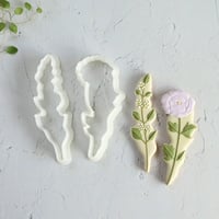 【クッキーカッター】ボタニカル(フラワー＆ハーブ2個セット)
