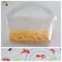 【持ち手付きクリアBOX】金魚柄セット