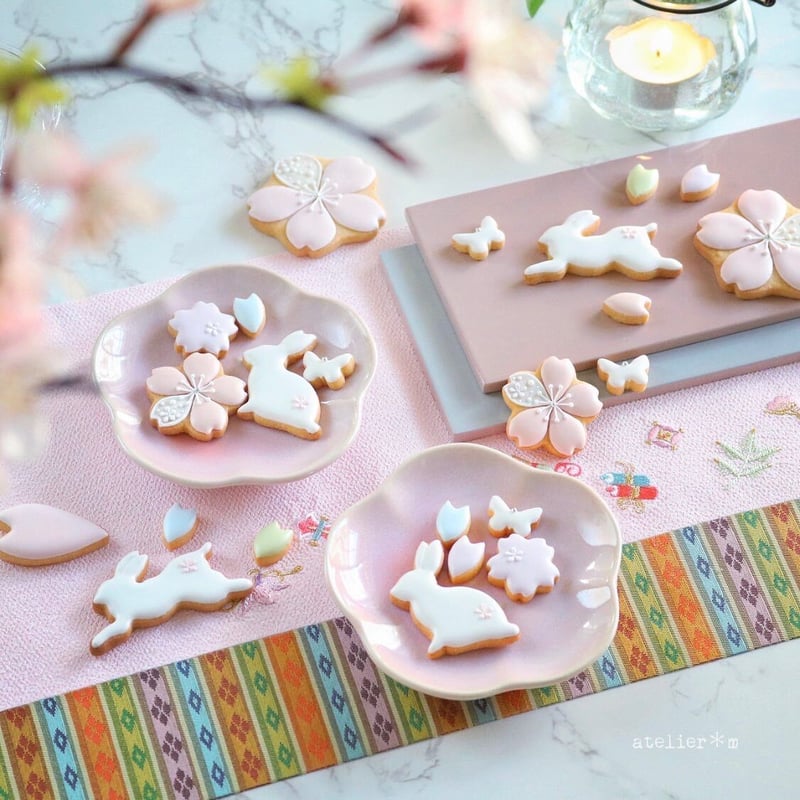 ハンドメイド　オーダー受付ページ　　♡クッキーうさぎ　パネル♡ ハンドメイド オーダー受付ページ ♡クッキーうさぎ パネル♡