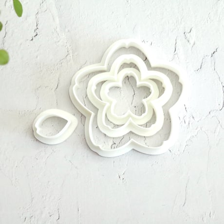 【クッキーカッター】桜(M/S/花びら)3個セット