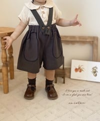 big pocket half pants《chocolate》