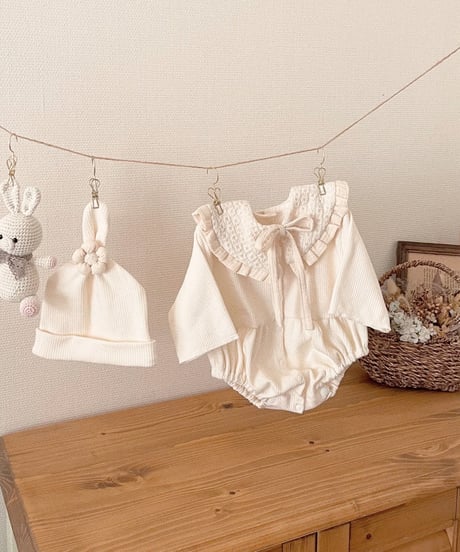 ceremony lib knit pumpkin rompers