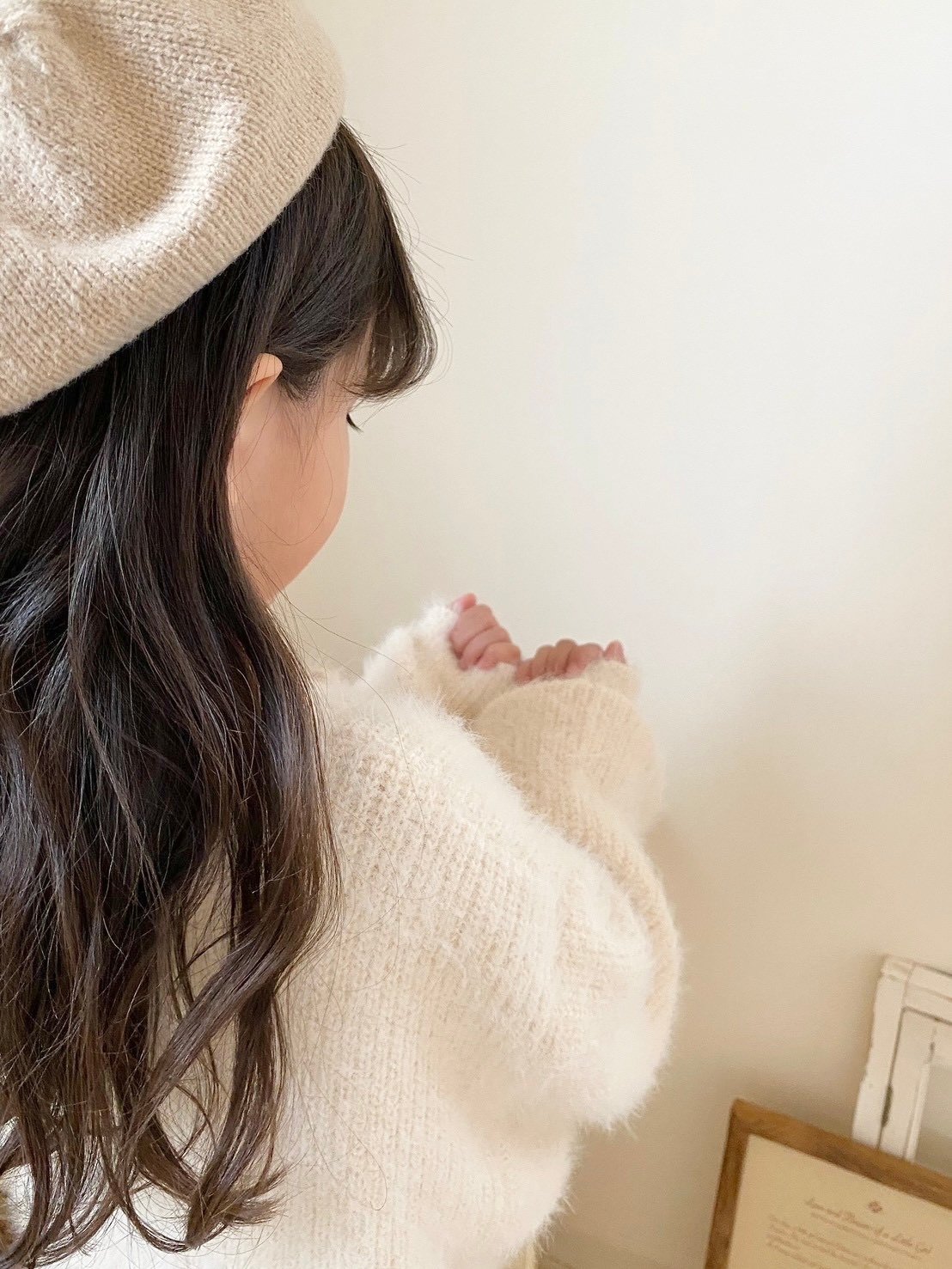 shaggy volume knit onepiece | wink miu