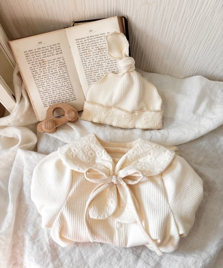 ceremony  lib knit half rompers