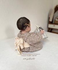 retro baby yukata rompers (flower)