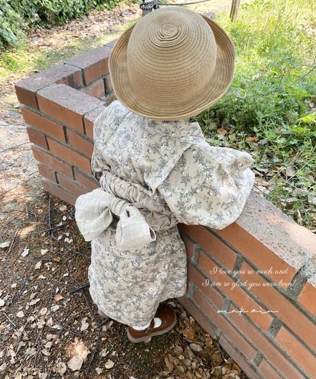 retro kids yukata (sick rose)