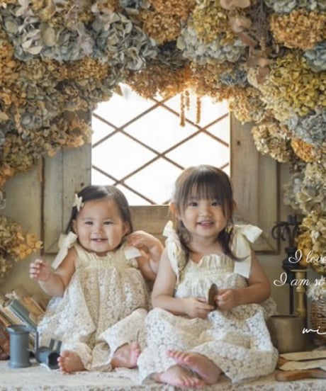 cream daisy tulle dress