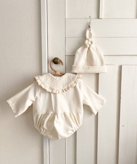 ceremony lib knit pumpkin rompers