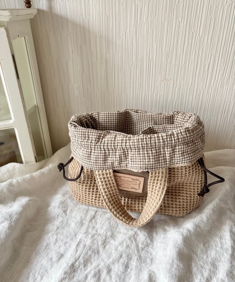 baby's napkin pouch 《milk / cafe au lait》