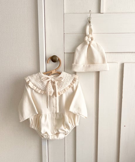ceremony lib knit pumpkin rompers
