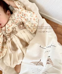 retro baby hakama waist flower 《retro flower×natural white》