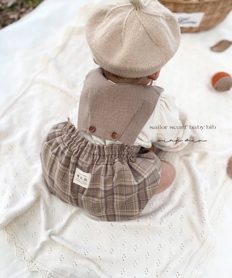 sailor scarf baby bib