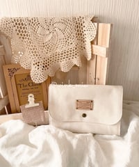 maternal and child health  handbook case (normally / canvas & french gingham)