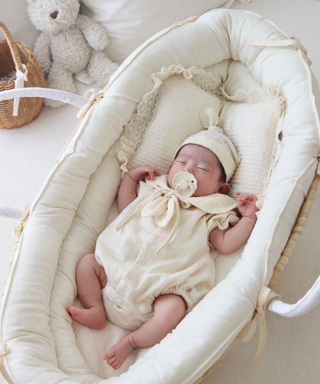 ceremony openwork mesh rompers